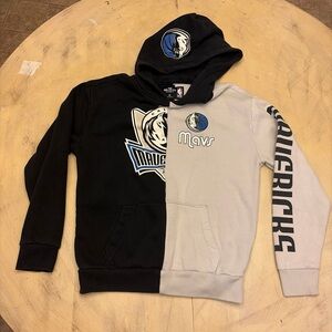 Hollister NBA DALLAS MAVERICKS HOODIE Men's XS / Women’s Small Black/ Gray Nice